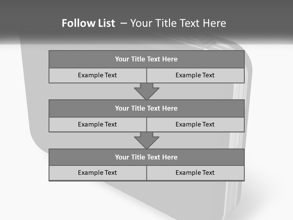 Laptop Small Lock PowerPoint Template