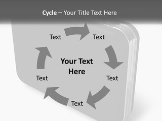 Laptop Small Lock PowerPoint Template