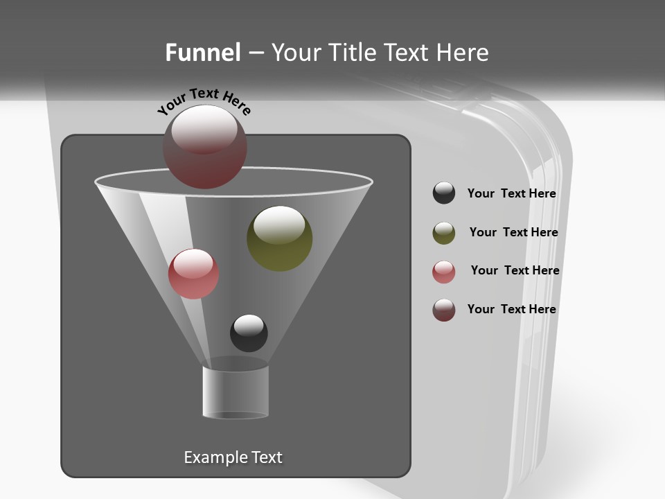 Laptop Small Lock PowerPoint Template