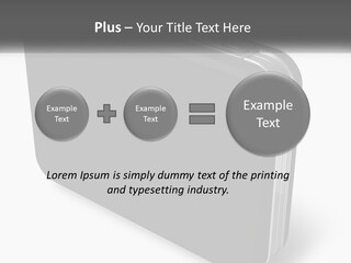 Laptop Small Lock PowerPoint Template