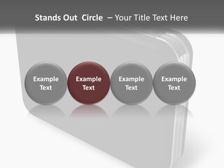 Laptop Small Lock PowerPoint Template