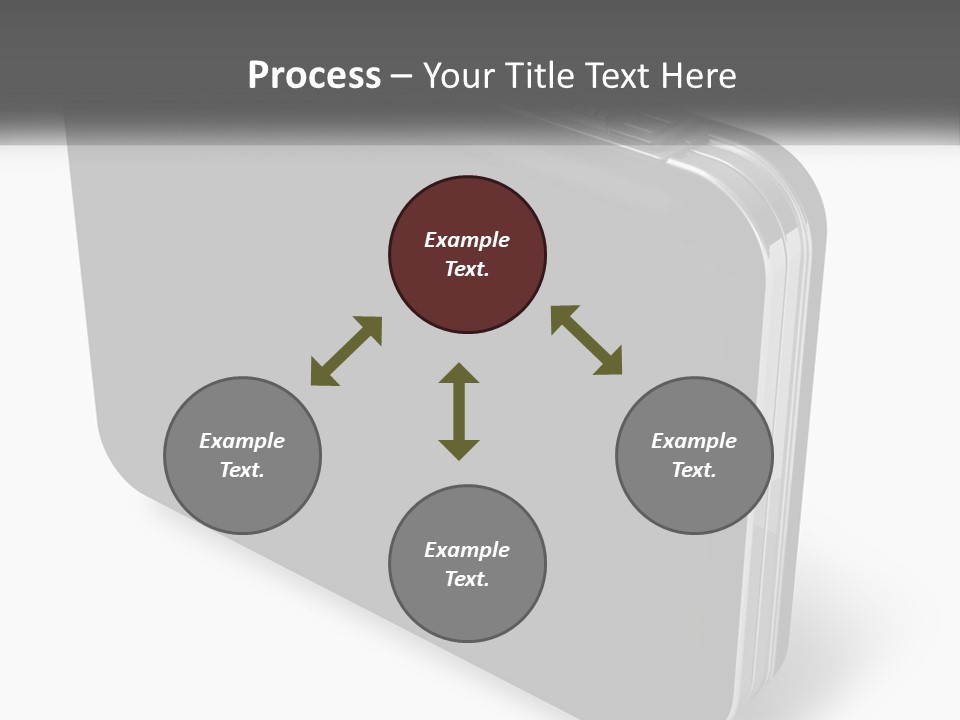 Laptop Small Lock PowerPoint Template