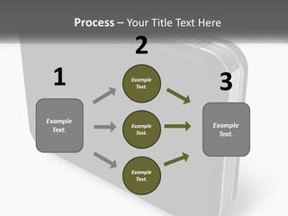 Laptop Small Lock PowerPoint Template