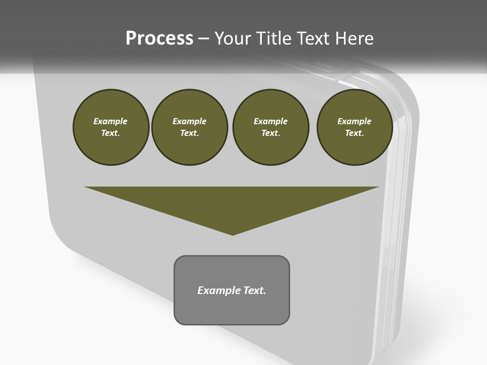 Laptop Small Lock PowerPoint Template