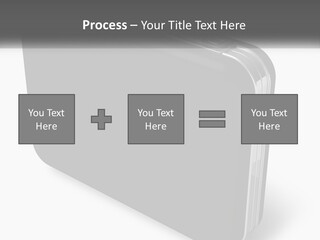 Laptop Small Lock PowerPoint Template