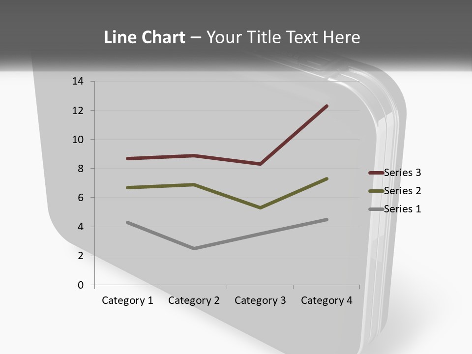 Laptop Small Lock PowerPoint Template