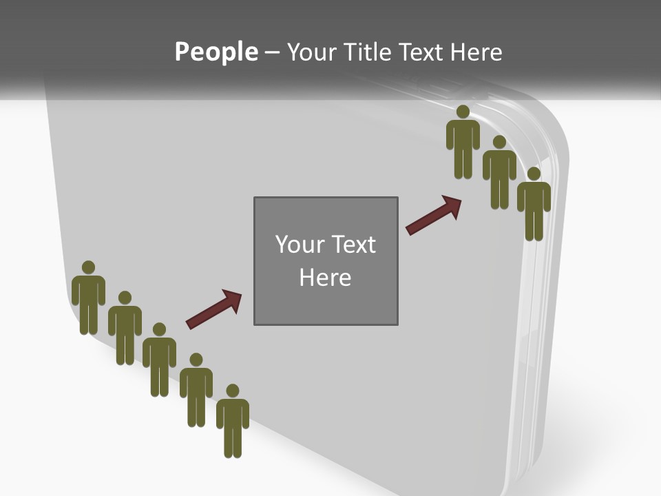 Laptop Small Lock PowerPoint Template