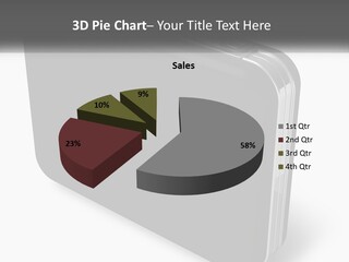 Laptop Small Lock PowerPoint Template