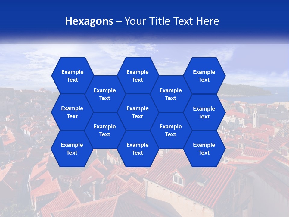 Sunset Urban Village PowerPoint Template