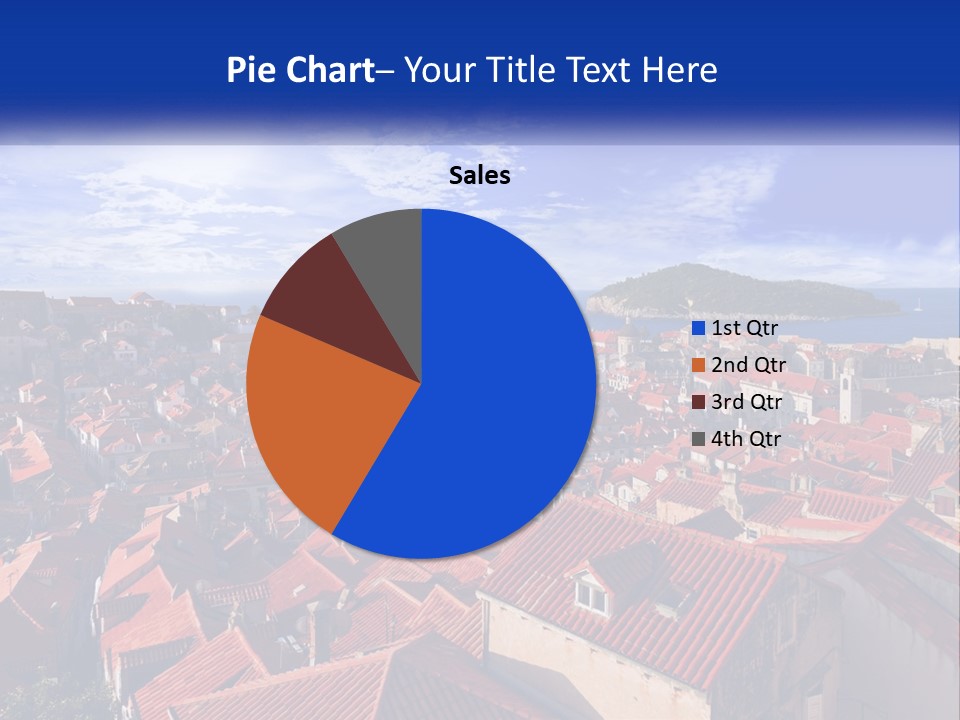 Sunset Urban Village PowerPoint Template