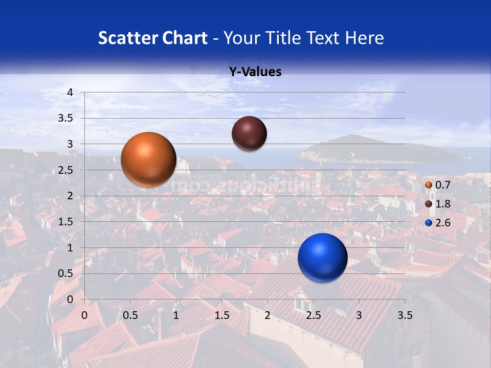 Sunset Urban Village PowerPoint Template