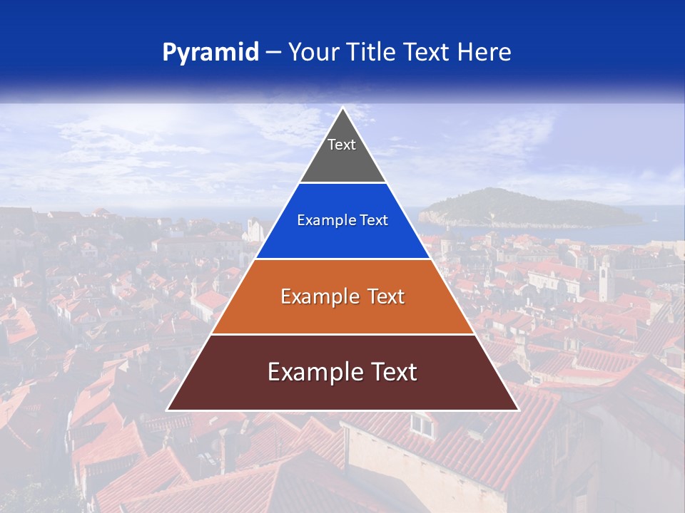 Sunset Urban Village PowerPoint Template