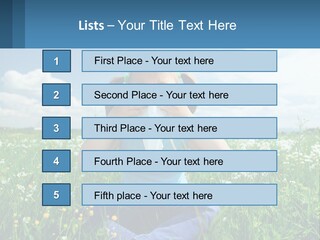 Meadow Allergic Single PowerPoint Template