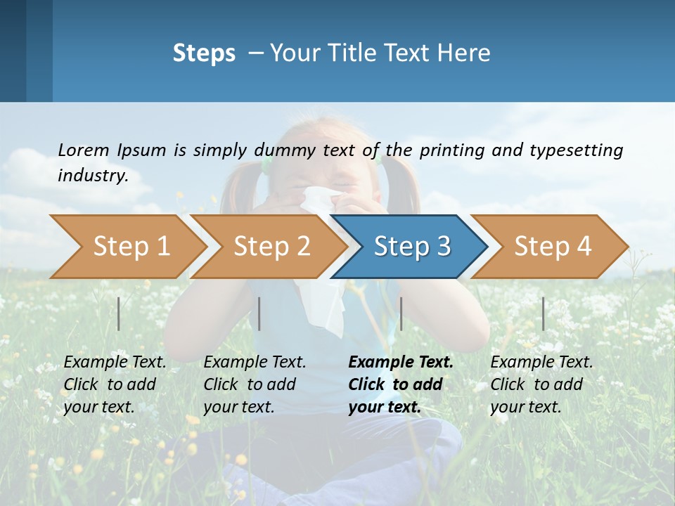 Meadow Allergic Single PowerPoint Template