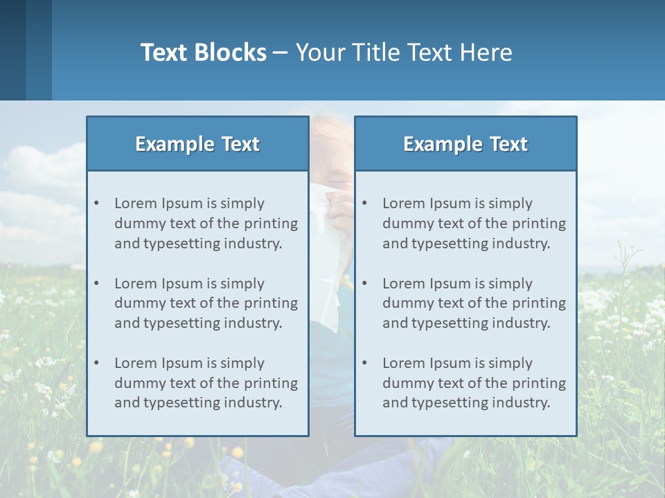 Meadow Allergic Single PowerPoint Template
