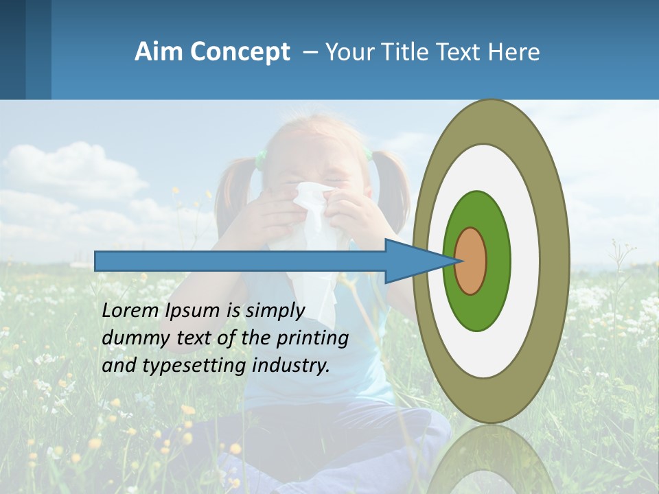 Meadow Allergic Single PowerPoint Template