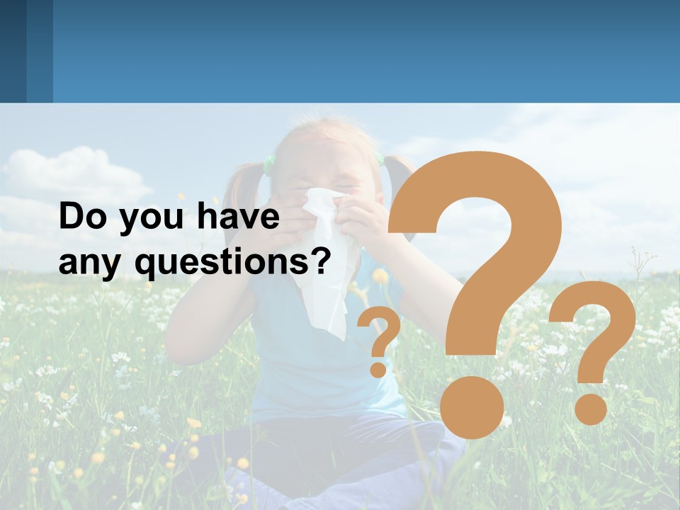 Meadow Allergic Single PowerPoint Template