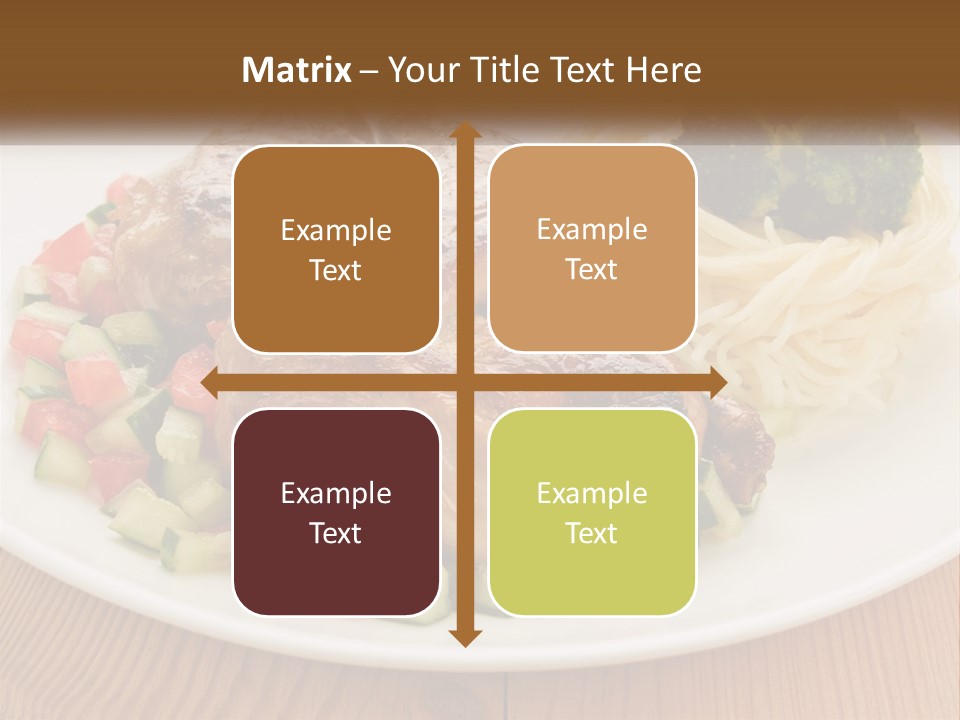 Stirfry Broccoli Portion PowerPoint Template
