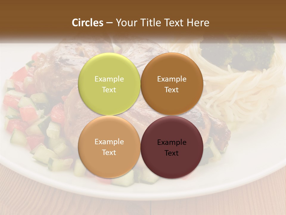 Stirfry Broccoli Portion PowerPoint Template