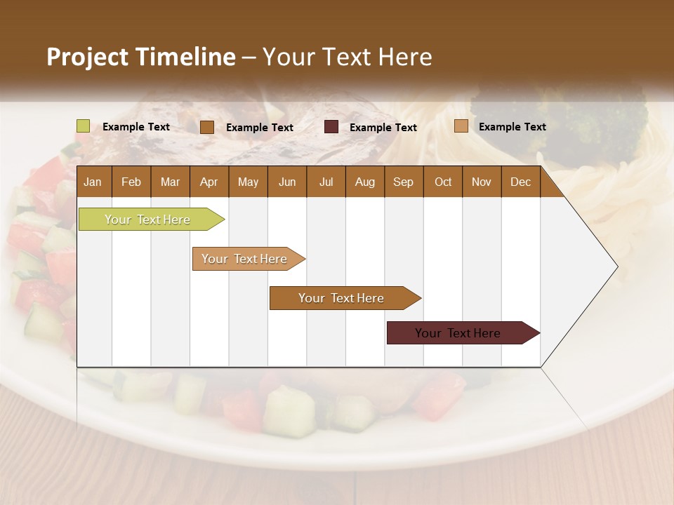 Stirfry Broccoli Portion PowerPoint Template