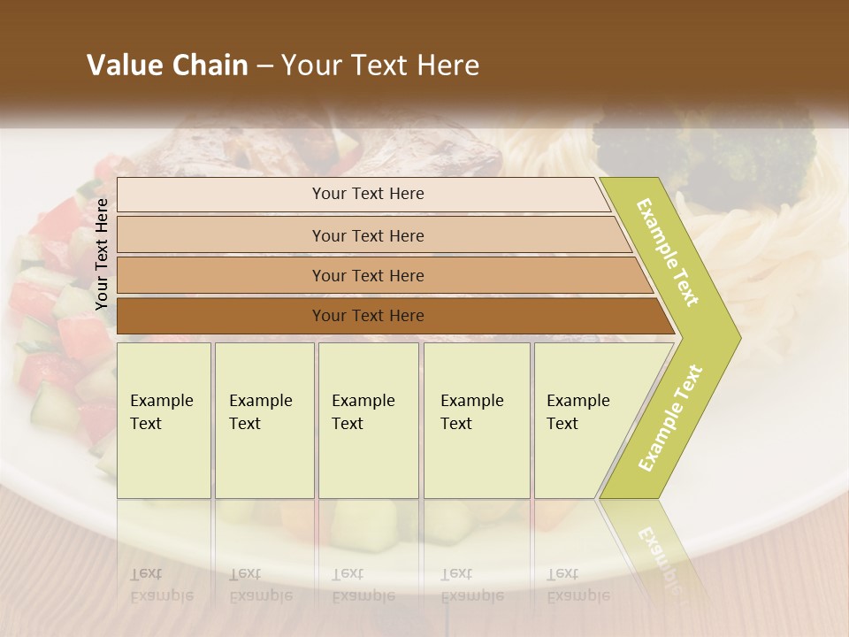 Stirfry Broccoli Portion PowerPoint Template