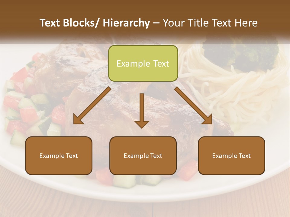 Stirfry Broccoli Portion PowerPoint Template