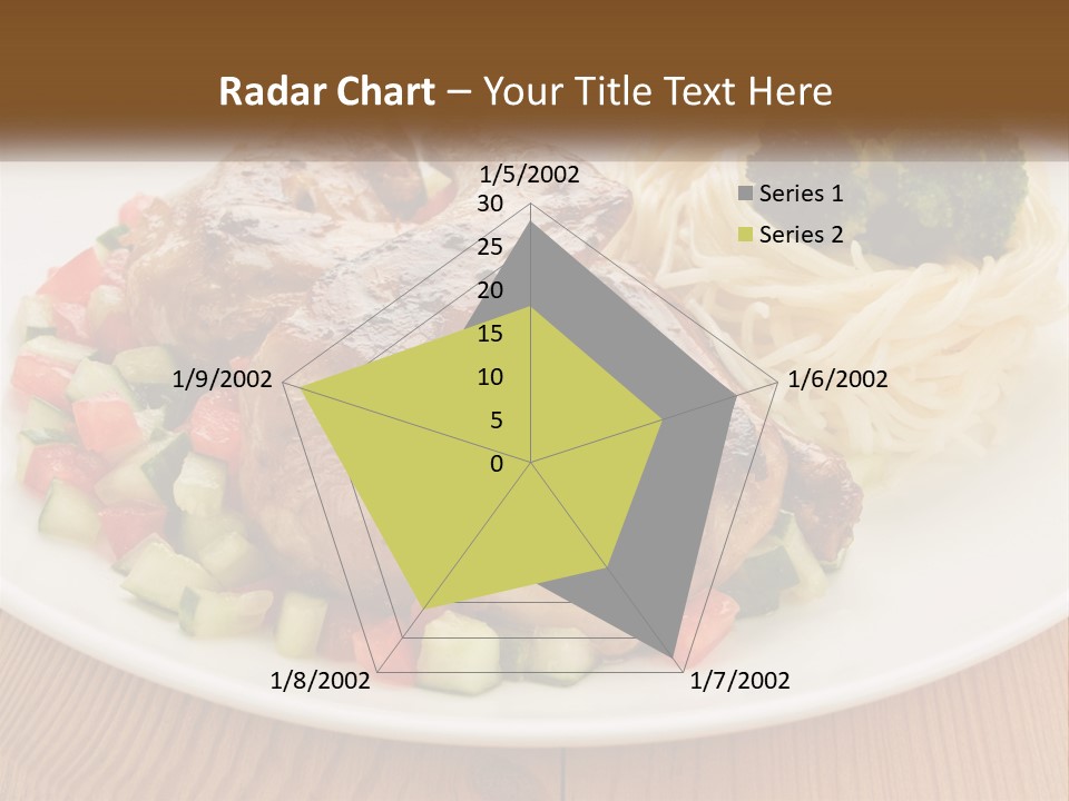 Stirfry Broccoli Portion PowerPoint Template