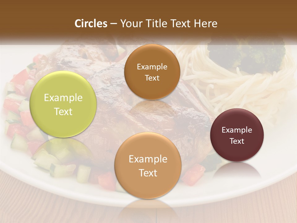 Stirfry Broccoli Portion PowerPoint Template