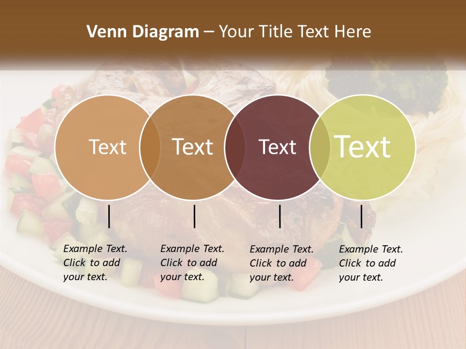 Stirfry Broccoli Portion PowerPoint Template