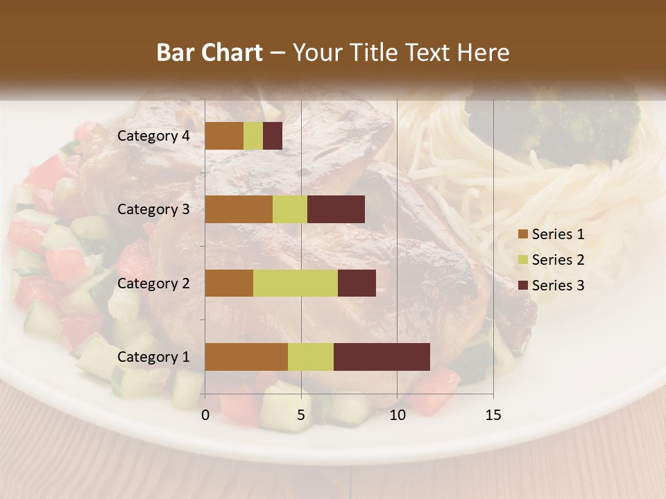 Stirfry Broccoli Portion PowerPoint Template