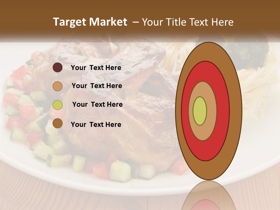 Stirfry Broccoli Portion PowerPoint Template