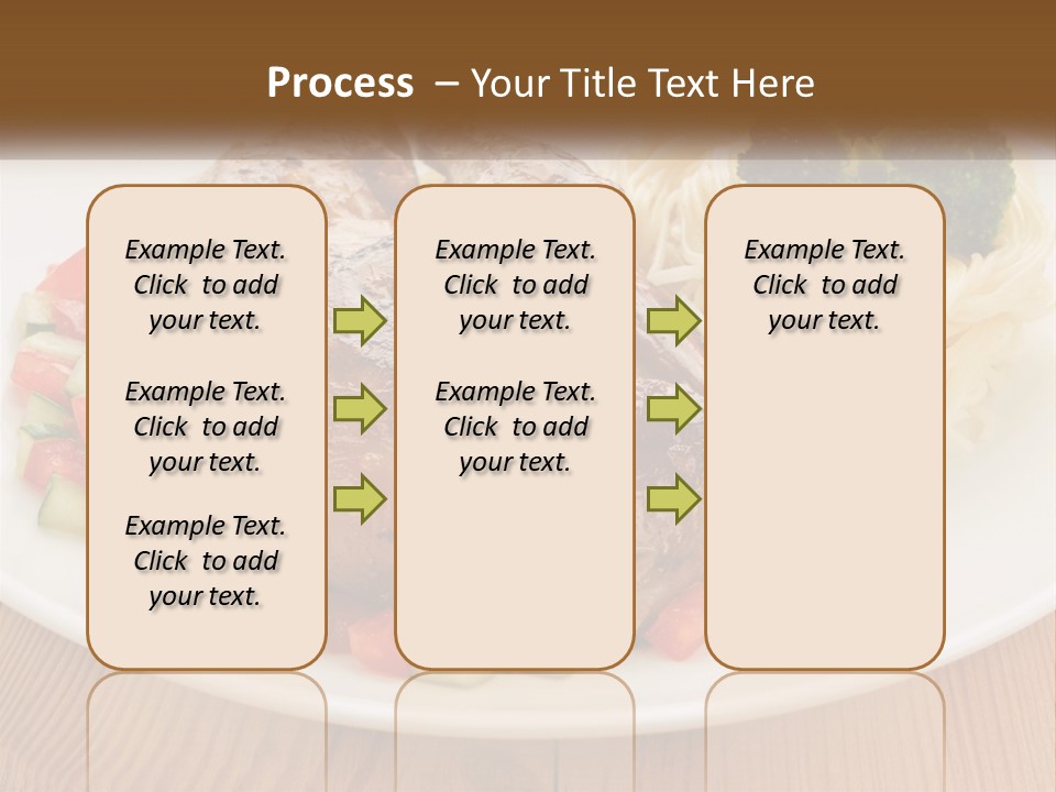 Stirfry Broccoli Portion PowerPoint Template