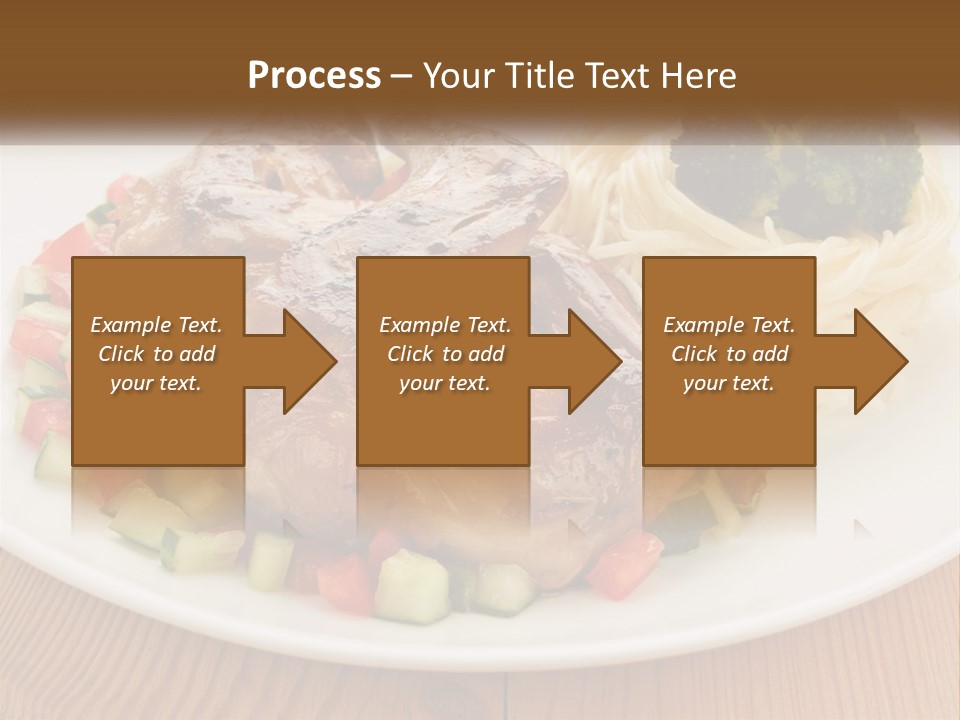 Stirfry Broccoli Portion PowerPoint Template
