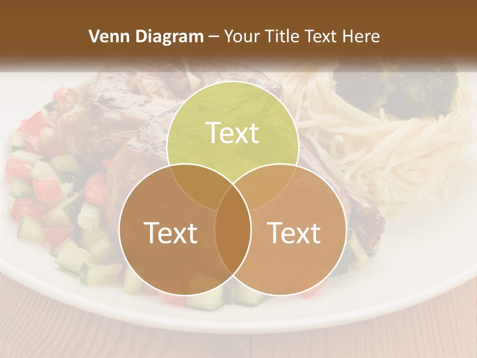 Stirfry Broccoli Portion PowerPoint Template