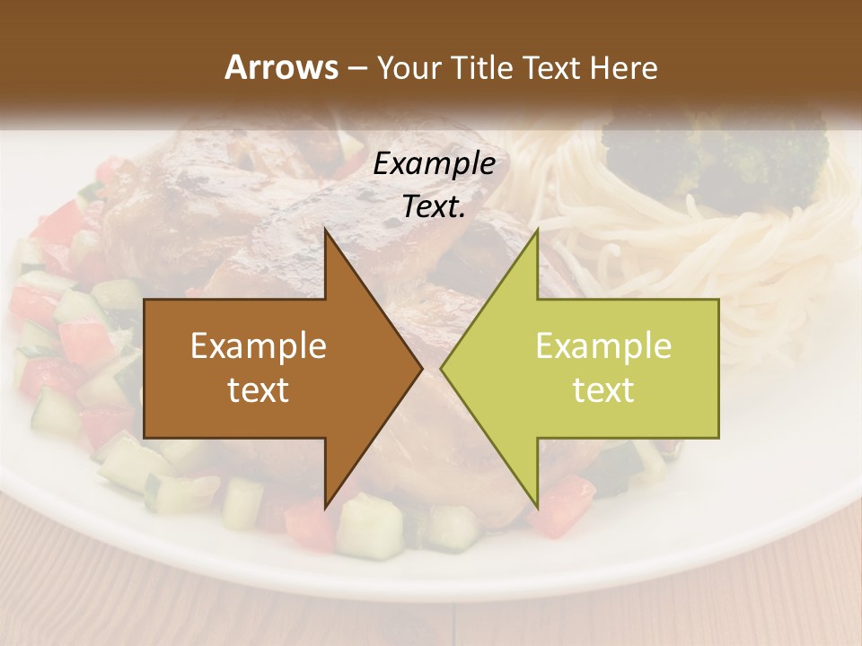 Stirfry Broccoli Portion PowerPoint Template