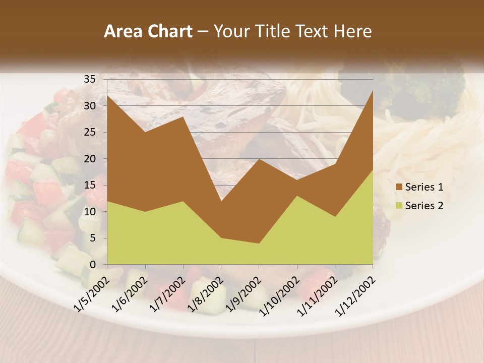 Stirfry Broccoli Portion PowerPoint Template