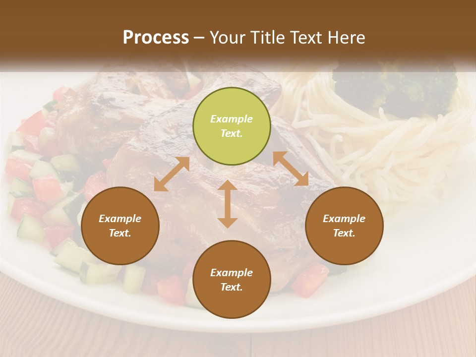 Stirfry Broccoli Portion PowerPoint Template