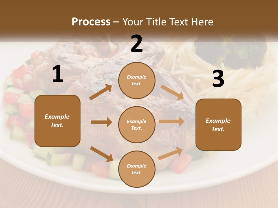 Stirfry Broccoli Portion PowerPoint Template