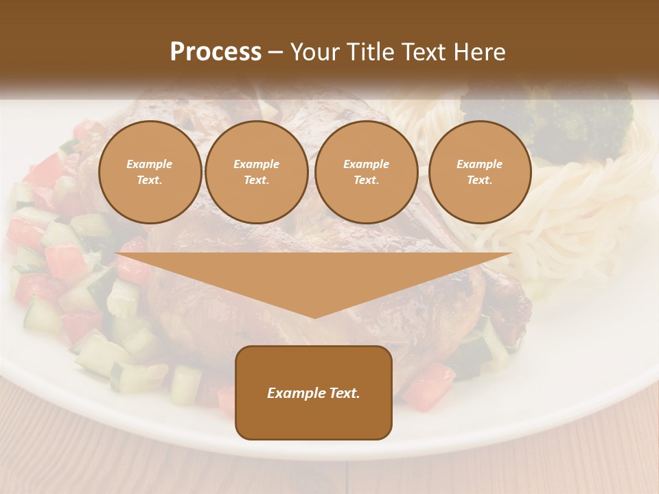 Stirfry Broccoli Portion PowerPoint Template