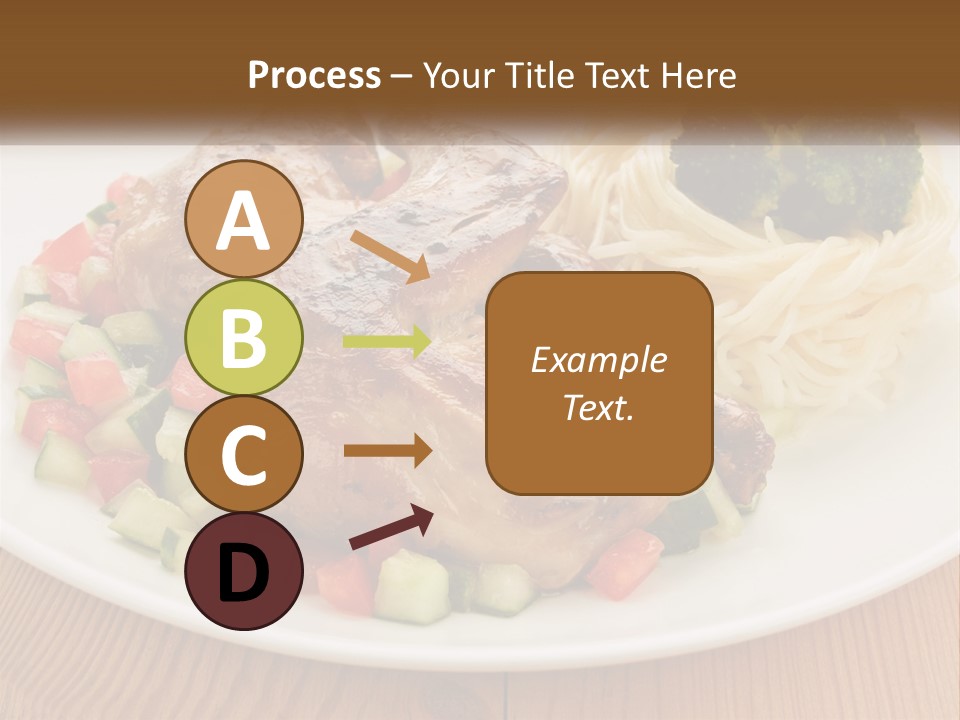 Stirfry Broccoli Portion PowerPoint Template