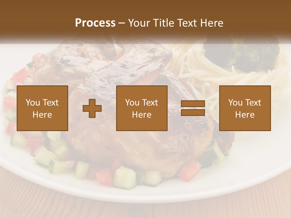 Stirfry Broccoli Portion PowerPoint Template