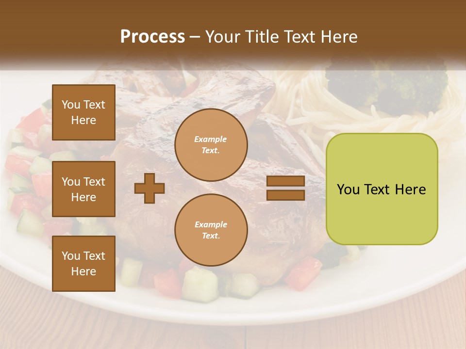 Stirfry Broccoli Portion PowerPoint Template