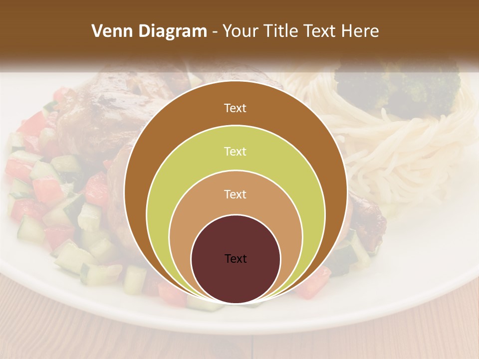 Stirfry Broccoli Portion PowerPoint Template