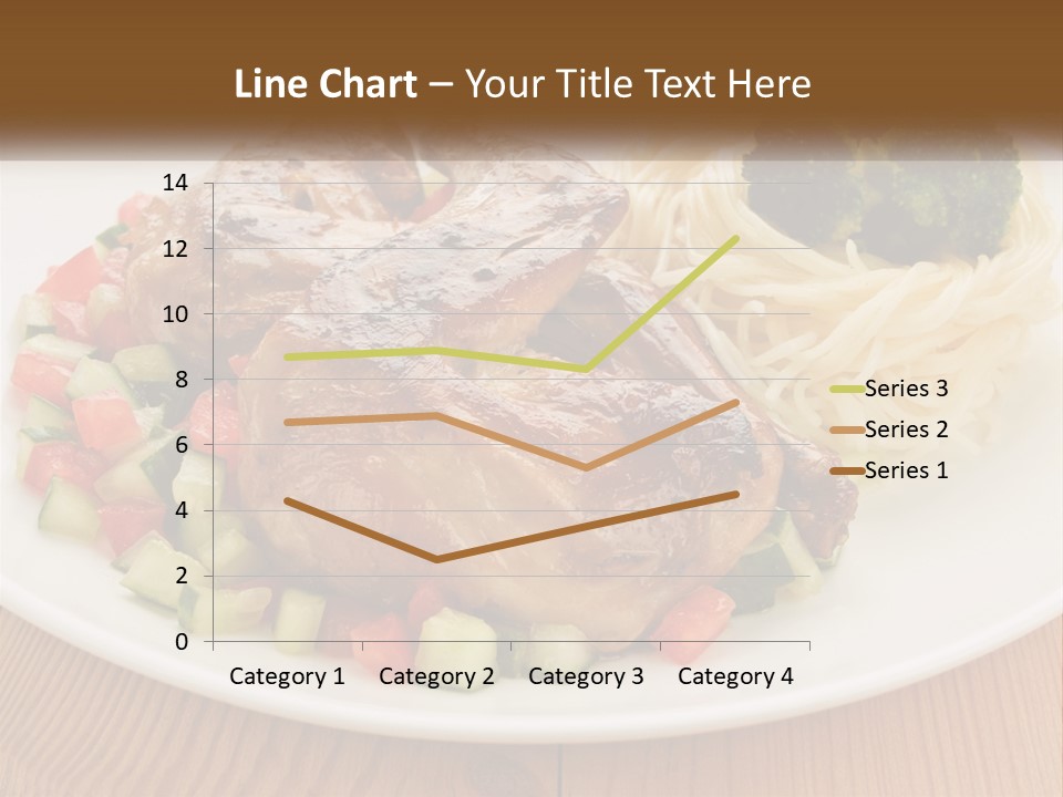 Stirfry Broccoli Portion PowerPoint Template