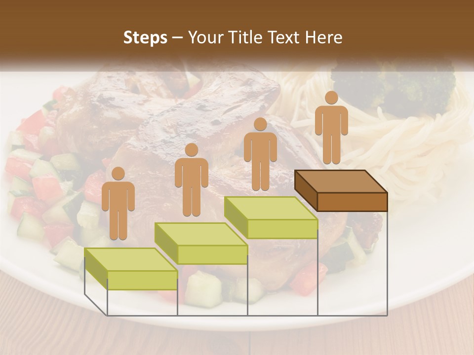 Stirfry Broccoli Portion PowerPoint Template