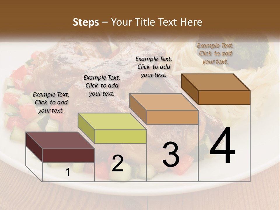 Stirfry Broccoli Portion PowerPoint Template