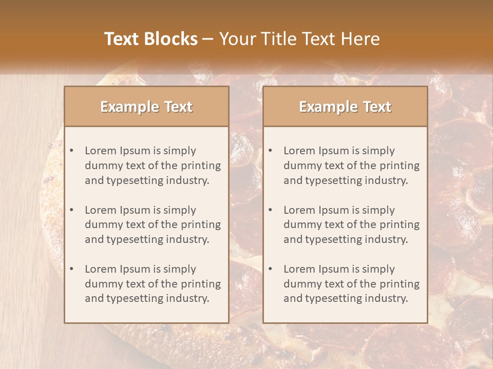 Snack Pepper Scheimpflug PowerPoint Template
