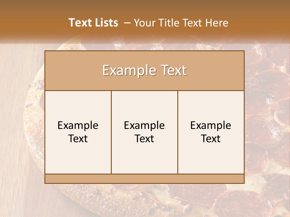 Snack Pepper Scheimpflug PowerPoint Template