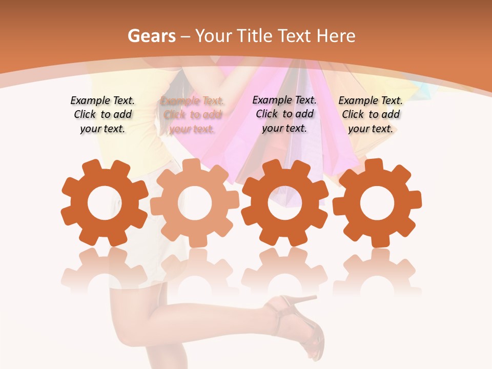 Fashion Happy Person PowerPoint Template