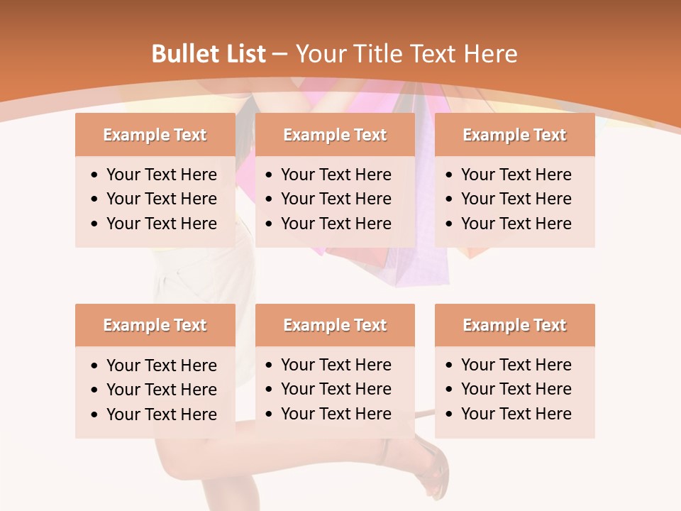 Fashion Happy Person PowerPoint Template